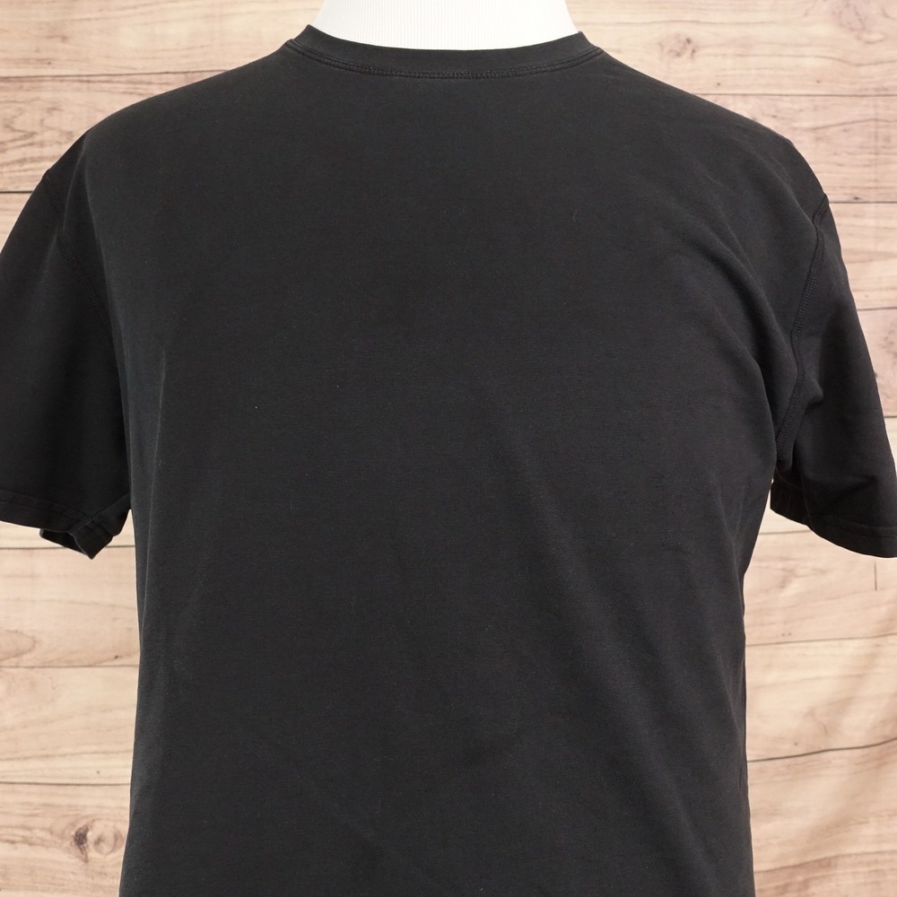 BYLT Shirt Mens L Black Lux Crewneck Tagless Basic Knit Logo Tee T-Shirt